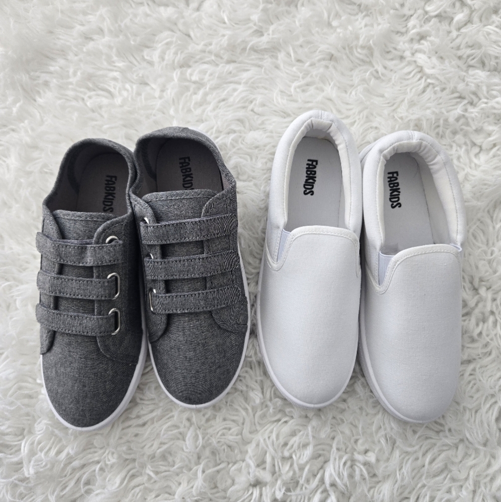 Fabkids sneakers size 5 two pairs. New without tags.